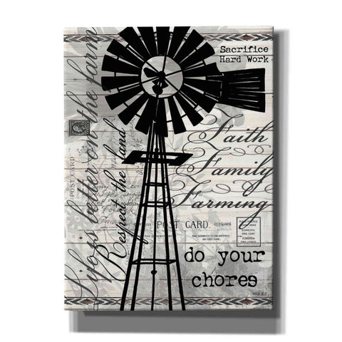 Image of 'Do Your Chores Windmill' by Cindy Jacobs, Canvas Wall Art