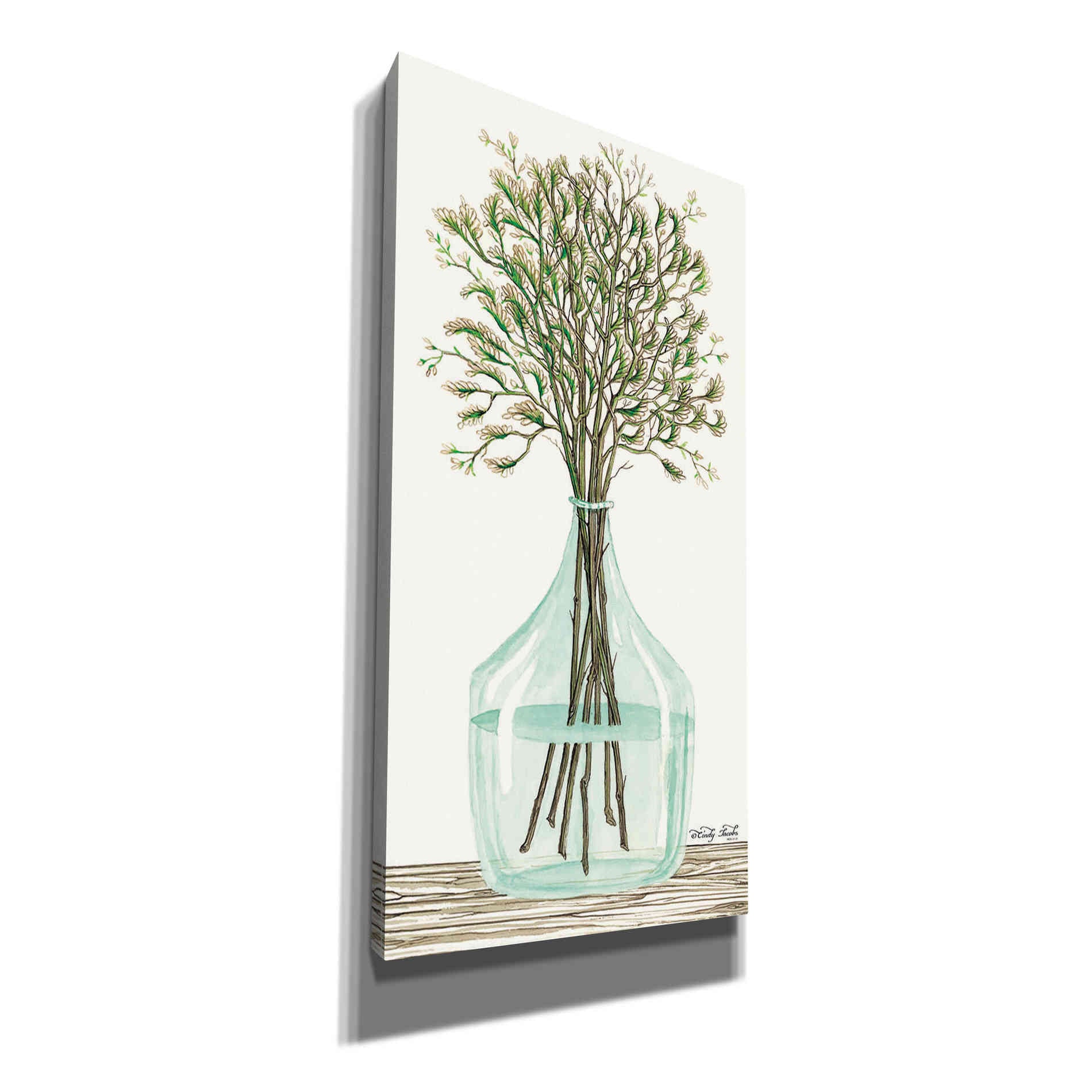 'Summer Blooms' by Cindy Jacobs, Canvas Wall Art