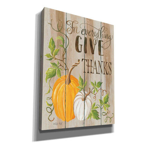 Image of 'For Everything Give Thanks' by Cindy Jacobs, Canvas Wall Art