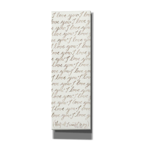 Image of 'Handwritten I Love You' by Cindy Jacobs, Canvas Wall Art