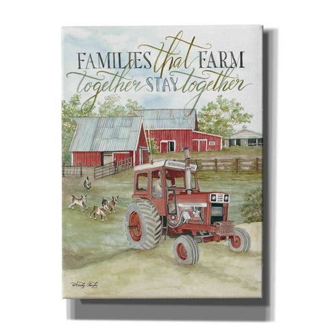 Image of 'Families that Farm Together' by Cindy Jacobs, Canvas Wall Art