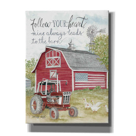 'Follow Your Heart' by Cindy Jacobs, Canvas Wall Art