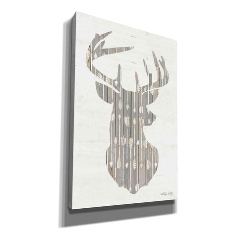 Image of 'Deer and Arrows Silhouette' by Cindy Jacobs, Canvas Wall Art
