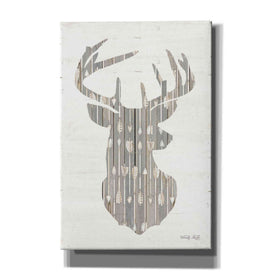 'Deer and Arrows Silhouette' by Cindy Jacobs, Canvas Wall Art
