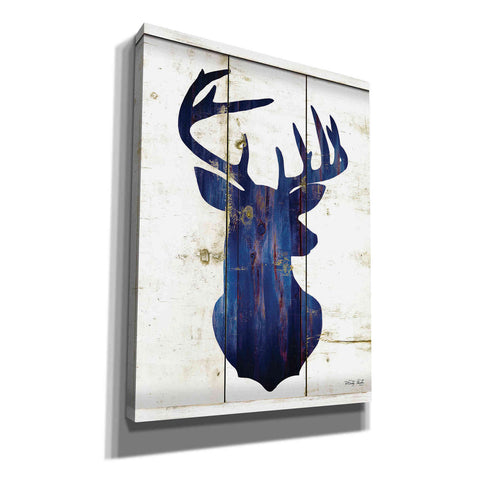 Image of 'Midnight Blue Deer III' by Cindy Jacobs, Canvas Wall Art
