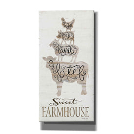 'Sweet Farmhouse' by Cindy Jacobs, Canvas Wall Art