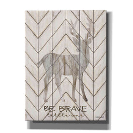 'Be Brave Little One Deer' by Cindy Jacobs, Canvas Wall Art
