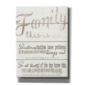 'Family - You Are Loved' by Cindy Jacobs, Canvas Wall Art