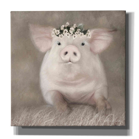 Image of 'Painted Piggy' by Lori Deiter, Canvas Wall Art