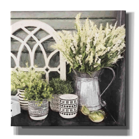 Image of 'Black and Green Still Life' by Lori Deiter, Canvas Wall Art