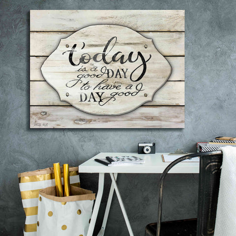 Image of 'Today is a Good Day' by Cindy Jacobs, Canvas Wall Art,34 x 26