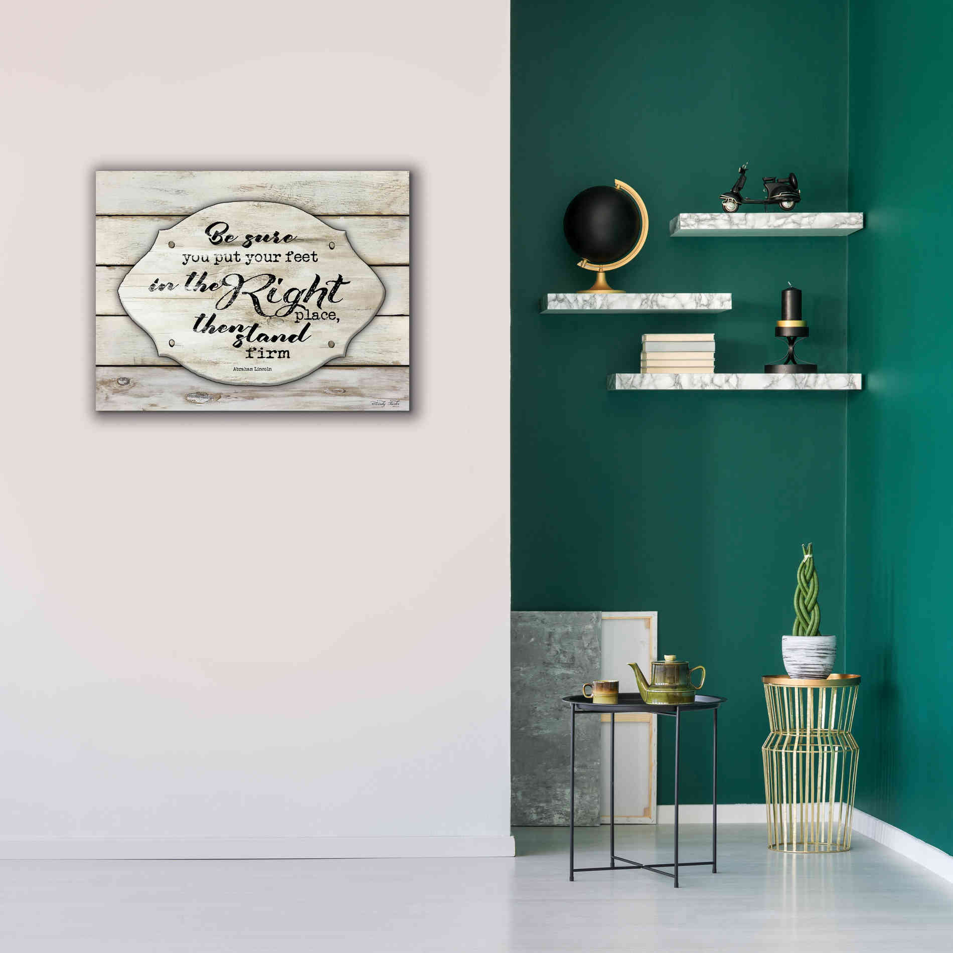 'Stand Firm' by Cindy Jacobs, Canvas Wall Art,34 x 26