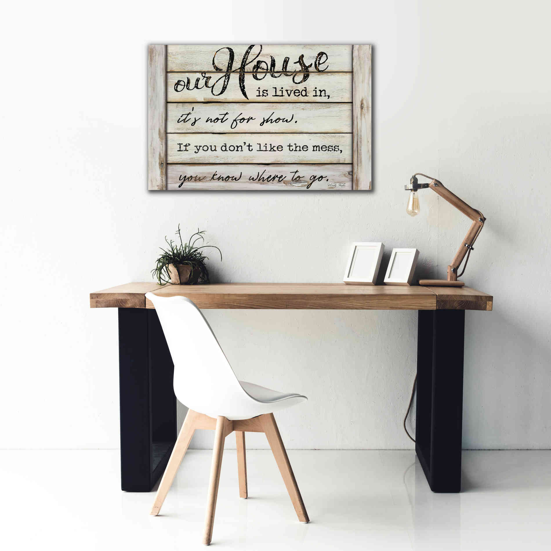 'Our House is Lived In' by Cindy Jacobs, Canvas Wall Art,40 x 26