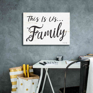 'This is usâ€¦Family' by Cindy Jacobs, Canvas Wall Art,26 x 18