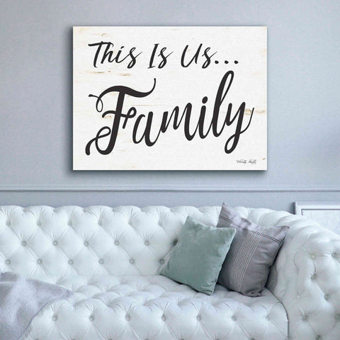 Image of 'This is usâ€¦Family' by Cindy Jacobs, Canvas Wall Art,54 x 40