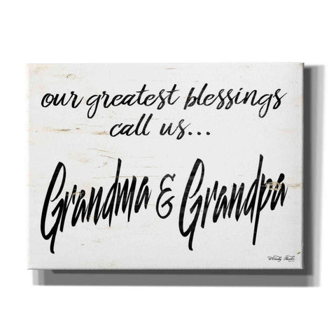 Image of 'Grandma & Grandpa' by Cindy Jacobs, Canvas Wall Art