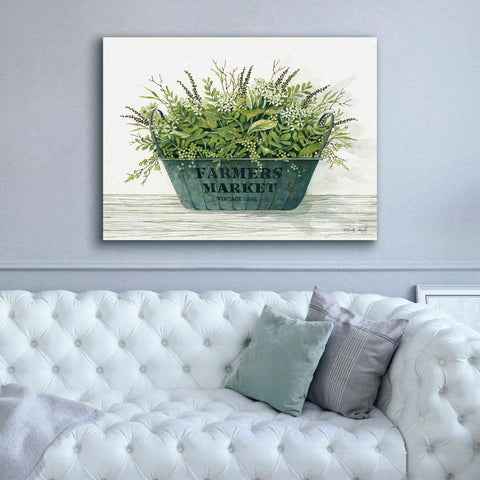 Image of 'Farmer's Market Vintage 1848' by Cindy Jacobs, Canvas Wall Art,54 x 40