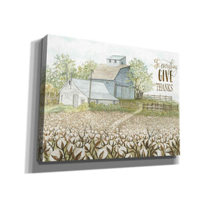 'In Everything Give Thanks Farmhouse' by Cindy Jacobs, Canvas Wall Art