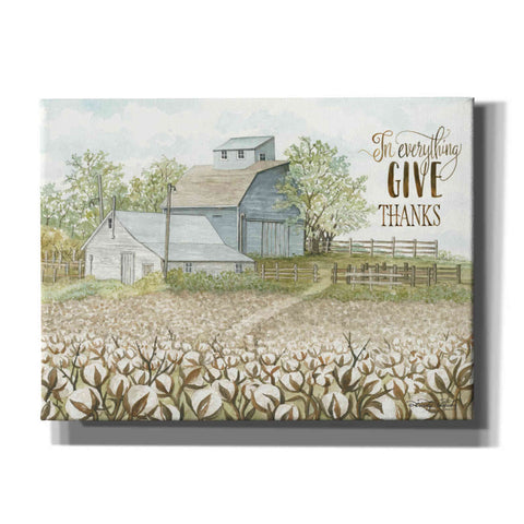 Image of 'In Everything Give Thanks Farmhouse' by Cindy Jacobs, Canvas Wall Art