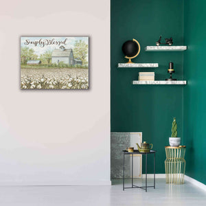 'Simply Blessed Farmhouse' by Cindy Jacobs, Canvas Wall Art,34 x 26