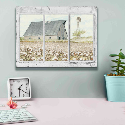 Image of 'Farmland View' by Cindy Jacobs, Canvas Wall Art,16 x 12