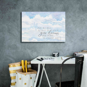 'Chase Your Dreams' by Cindy Jacobs, Canvas Wall Art,26 x 18