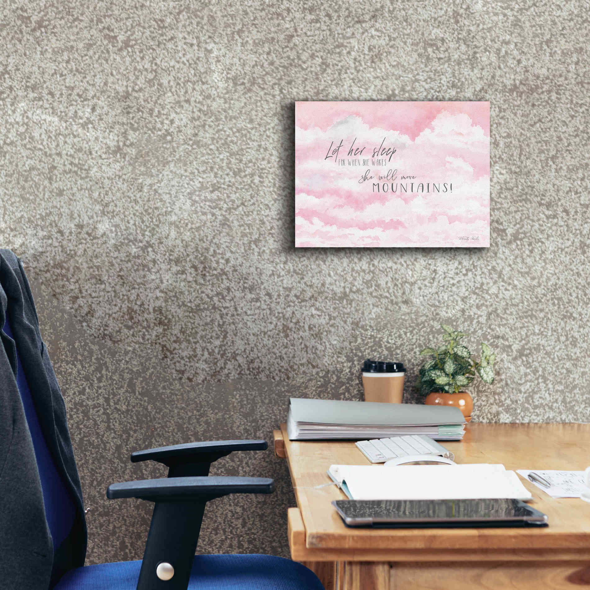 'Let Her Sleep' by Cindy Jacobs, Canvas Wall Art,16 x 12