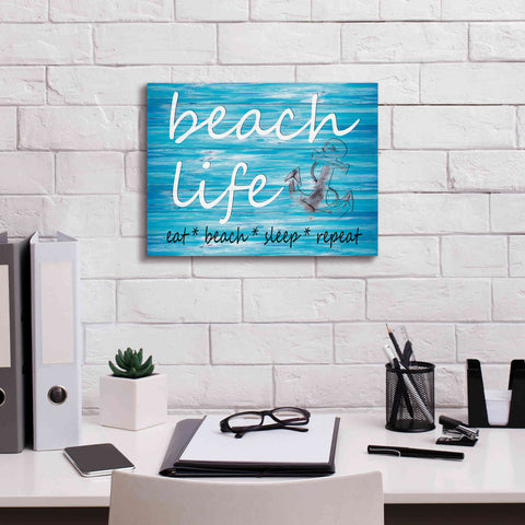 Image of 'Beach Life' by Cindy Jacobs, Canvas Wall Art,16 x 12