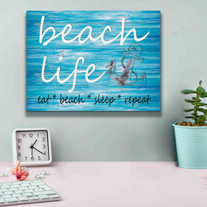 'Beach Life' by Cindy Jacobs, Canvas Wall Art,16 x 12