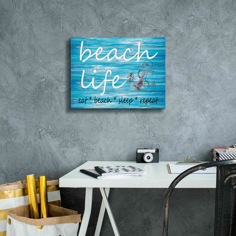 Image of 'Beach Life' by Cindy Jacobs, Canvas Wall Art,16 x 12