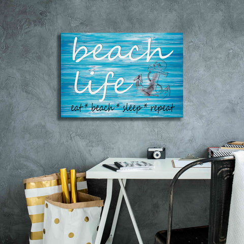 Image of 'Beach Life' by Cindy Jacobs, Canvas Wall Art,26 x 18