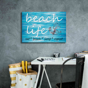 'Beach Life' by Cindy Jacobs, Canvas Wall Art,26 x 18