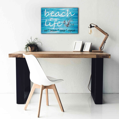 Image of 'Beach Life' by Cindy Jacobs, Canvas Wall Art,26 x 18