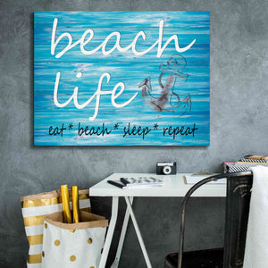 'Beach Life' by Cindy Jacobs, Canvas Wall Art,34 x 26