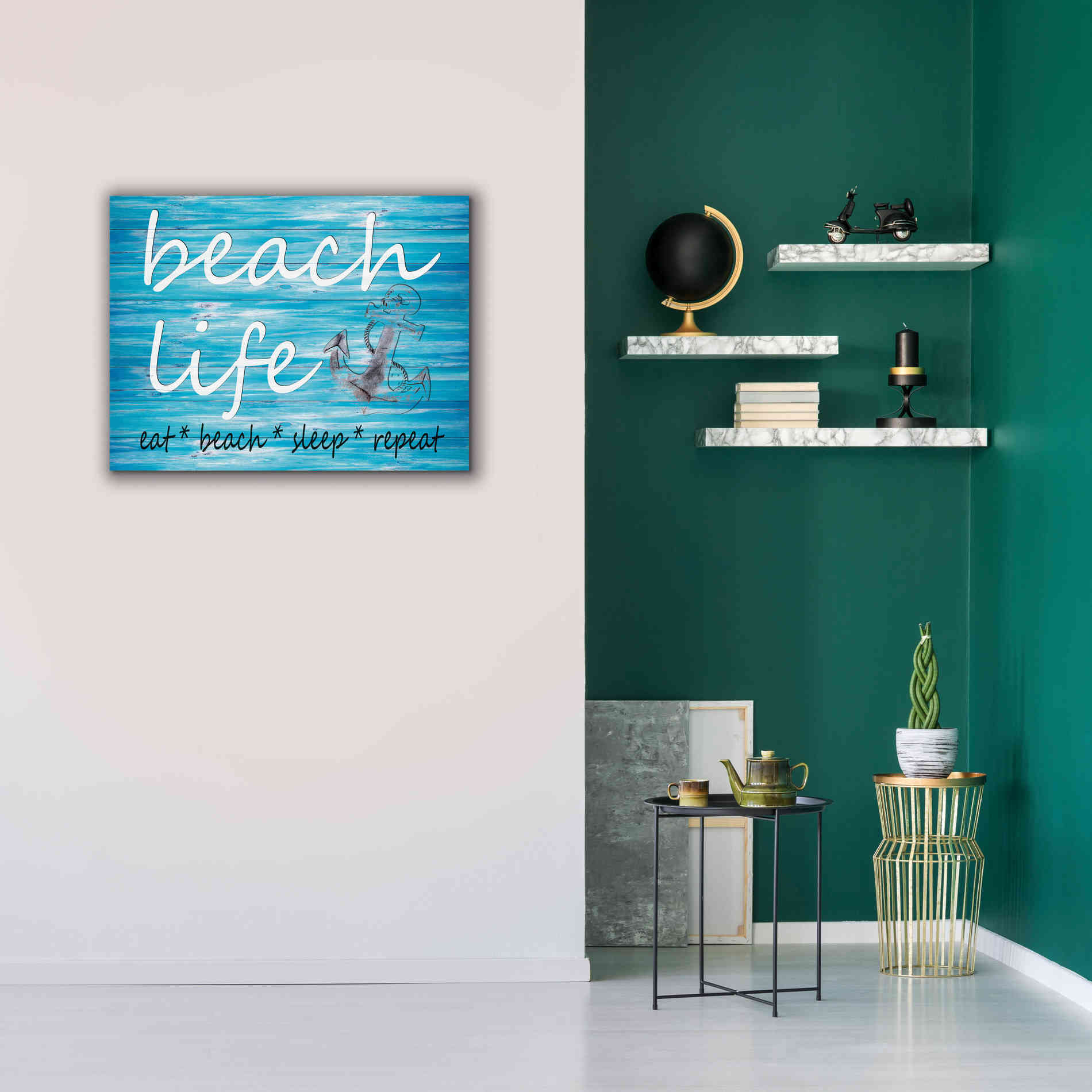 'Beach Life' by Cindy Jacobs, Canvas Wall Art,34 x 26
