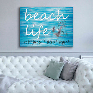 'Beach Life' by Cindy Jacobs, Canvas Wall Art,54 x 40