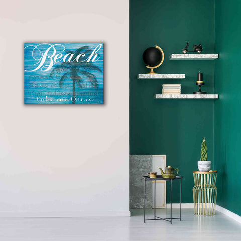 Image of 'Beach - Take Me There' by Cindy Jacobs, Canvas Wall Art,34 x 26