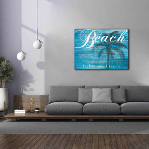 'Beach - Take Me There' by Cindy Jacobs, Canvas Wall Art,54 x 40