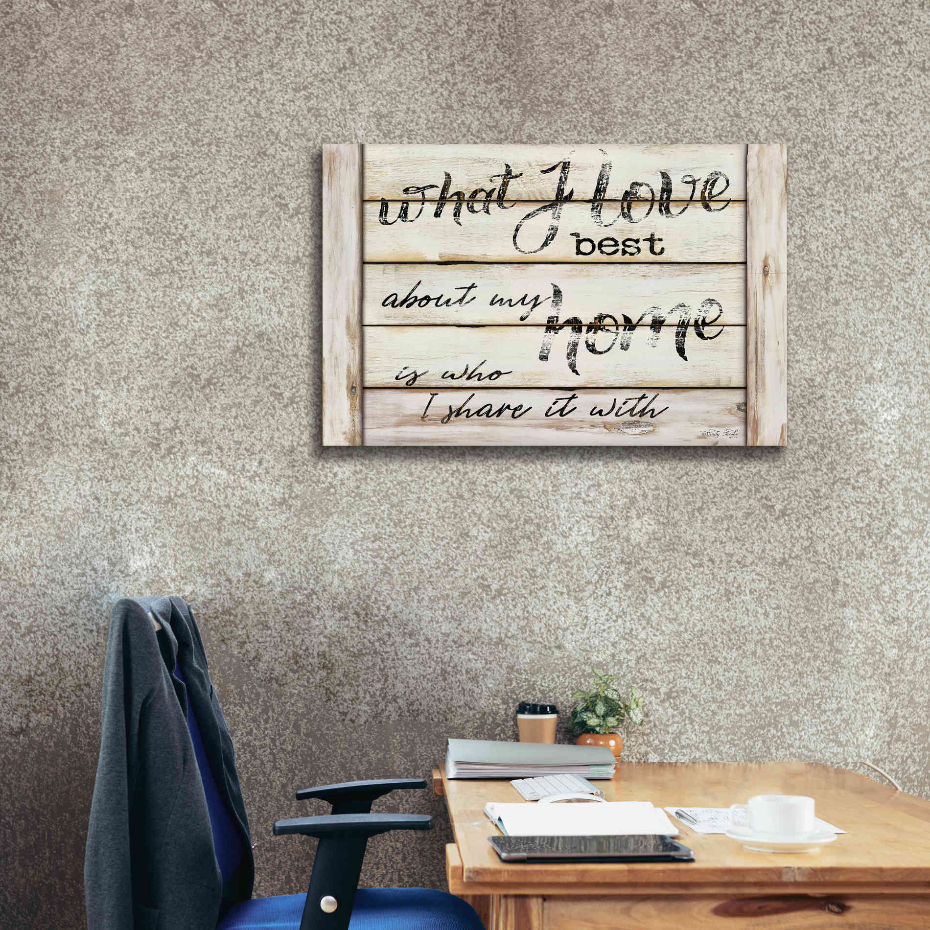 'What I Love Best' by Cindy Jacobs, Canvas Wall Art,40 x 26