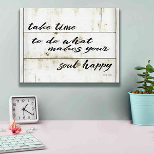 'Soul Happy' by Cindy Jacobs, Canvas Wall Art,16 x 12