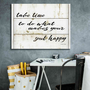 'Soul Happy' by Cindy Jacobs, Canvas Wall Art,34 x 26