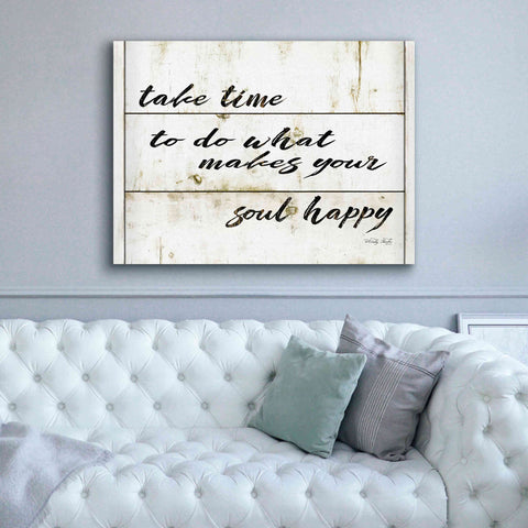 Image of 'Soul Happy' by Cindy Jacobs, Canvas Wall Art,54 x 40