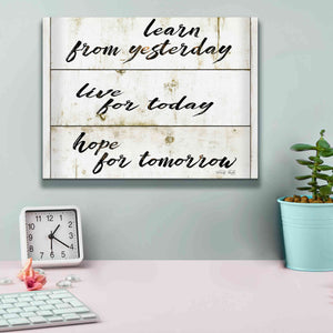 'Live for Today' by Cindy Jacobs, Canvas Wall Art,16 x 12