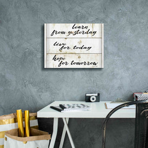 'Live for Today' by Cindy Jacobs, Canvas Wall Art,16 x 12