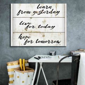 'Live for Today' by Cindy Jacobs, Canvas Wall Art,34 x 26