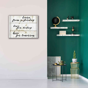 'Live for Today' by Cindy Jacobs, Canvas Wall Art,34 x 26