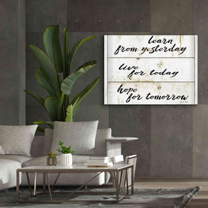 'Live for Today' by Cindy Jacobs, Canvas Wall Art,54 x 40