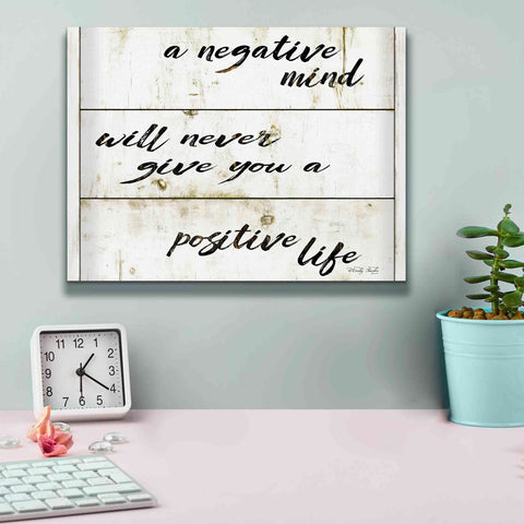 Image of 'Positive Life' by Cindy Jacobs, Canvas Wall Art,16 x 12