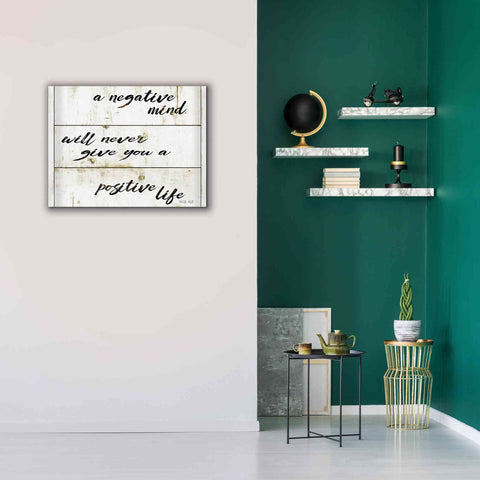 Image of 'Positive Life' by Cindy Jacobs, Canvas Wall Art,34 x 26