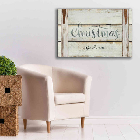 Image of 'Christmas is Love' by Cindy Jacobs, Canvas Wall Art,40 x 26